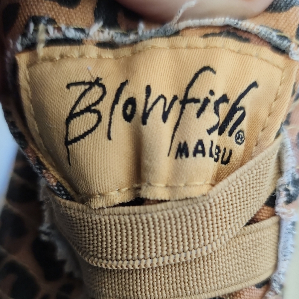 Blowfish Leopard Print Slip-On Sneakers - Brown & Black - Picture 5 of 7